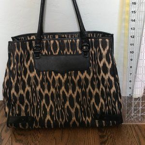 Rebecca Minkoff animal print tote bag